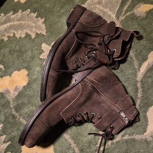 Banana Republic Dark Brown Leather Boots